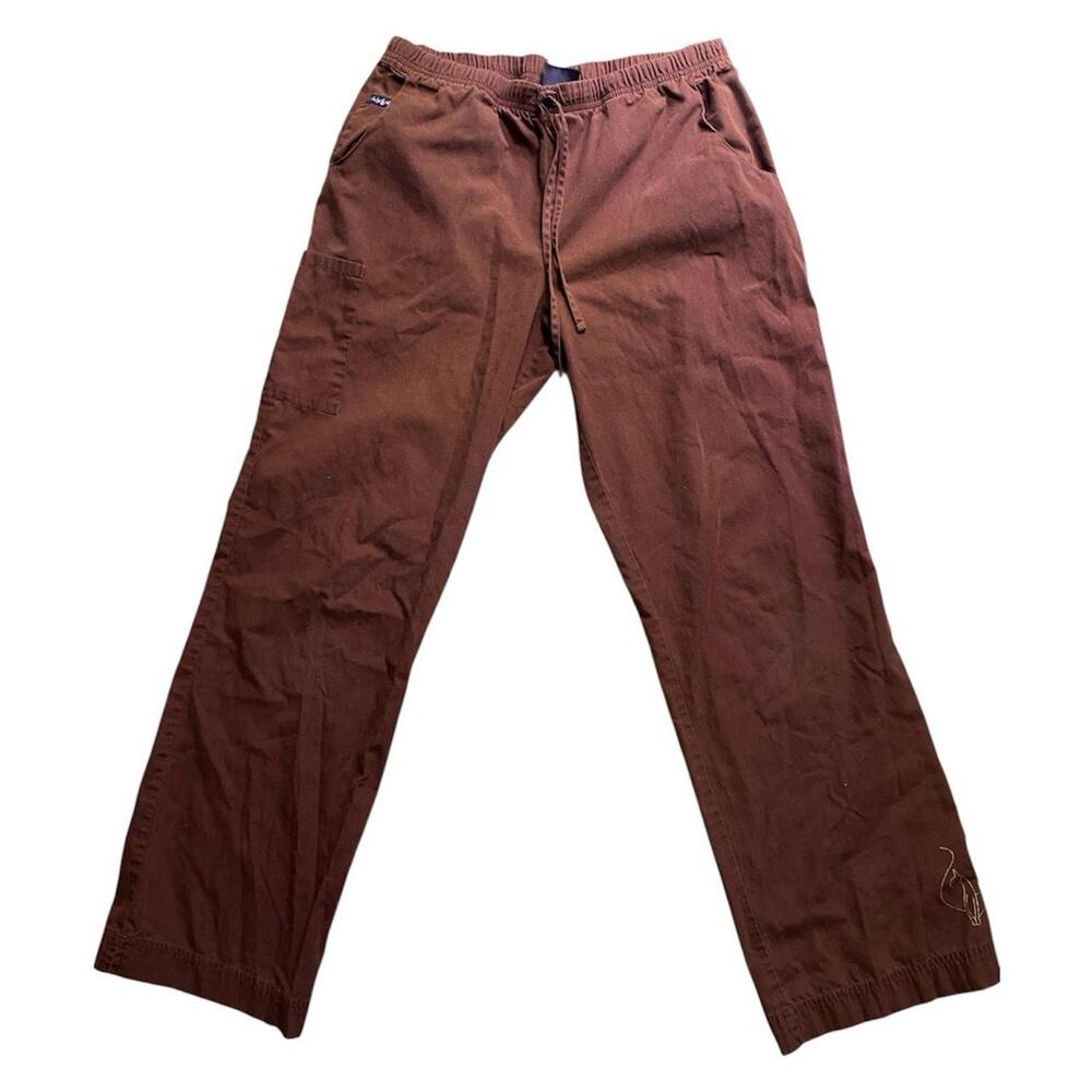 Y2K Baby Phat brown scrub pants, size M
